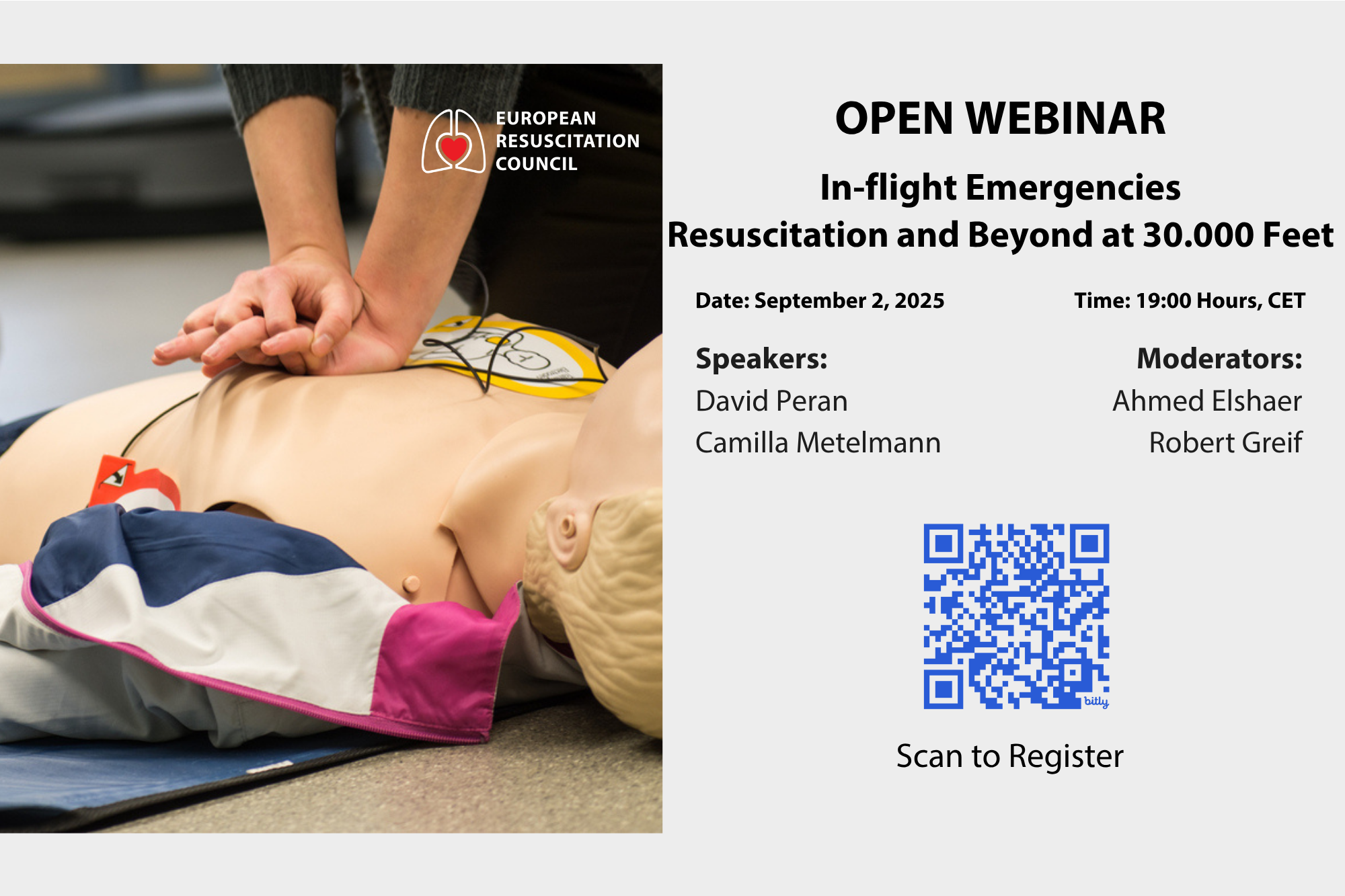 Webinar Image with Resuscitation hand position